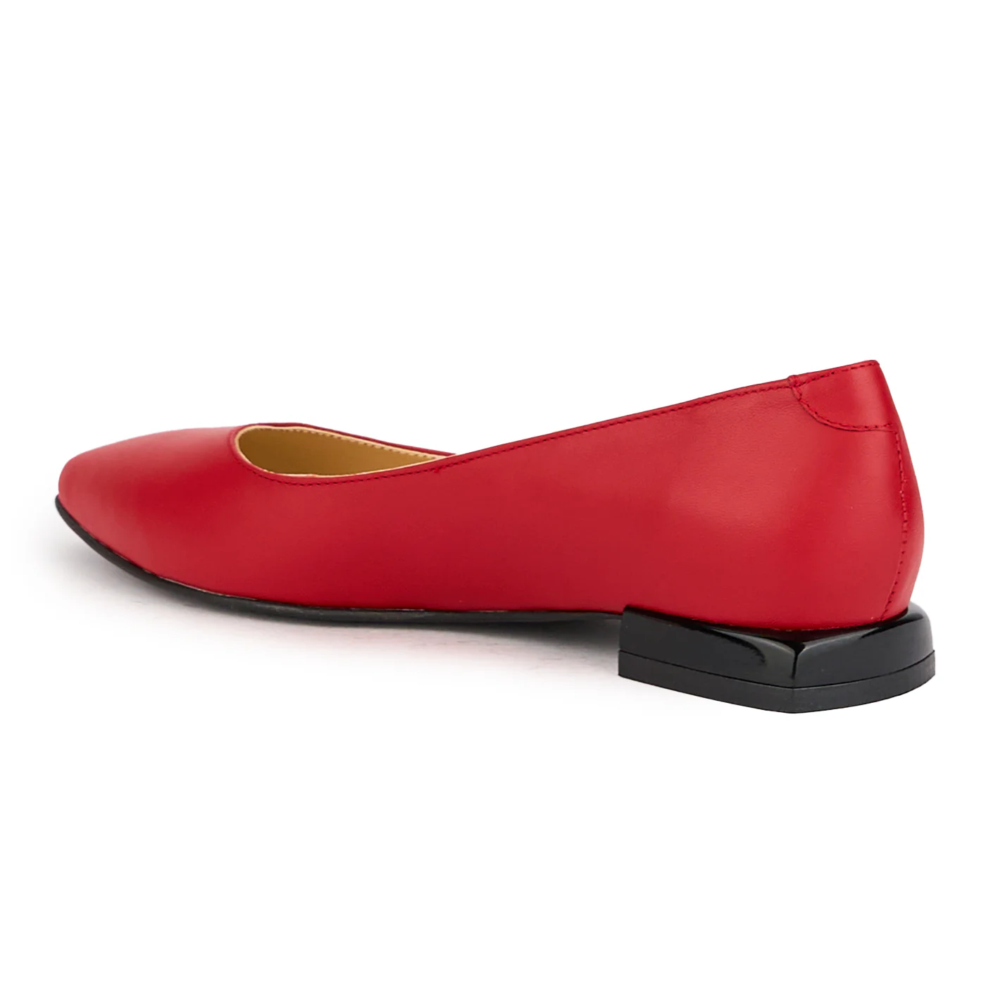 Balerini eleganti dama din piele naturala rosie 16255 - Image 2