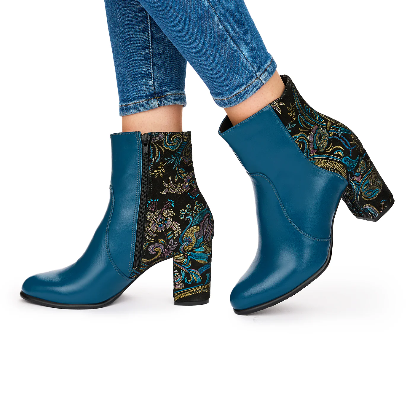 Botine dama din piele naturala 10790 - Image 3
