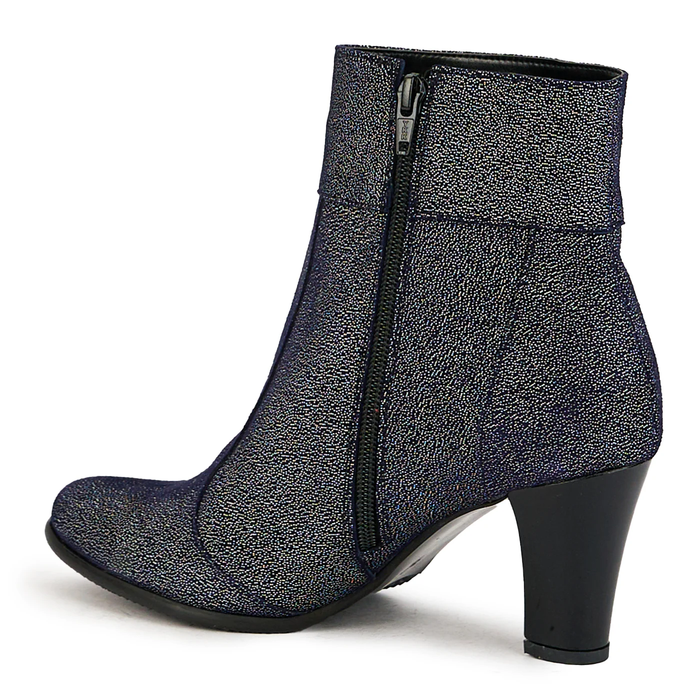 Botine dama din piele naturala bleumarin 17402 - Image 2