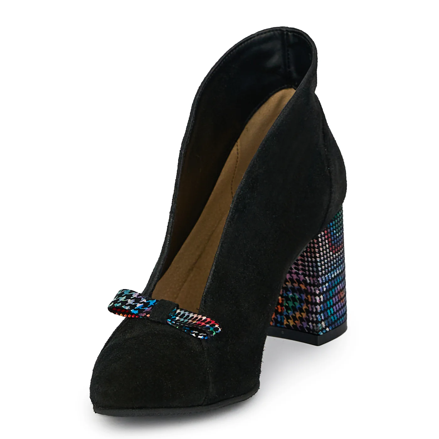 Botine dama din piele naturala cu toc gros 7,5 cm 17901 - Image 3