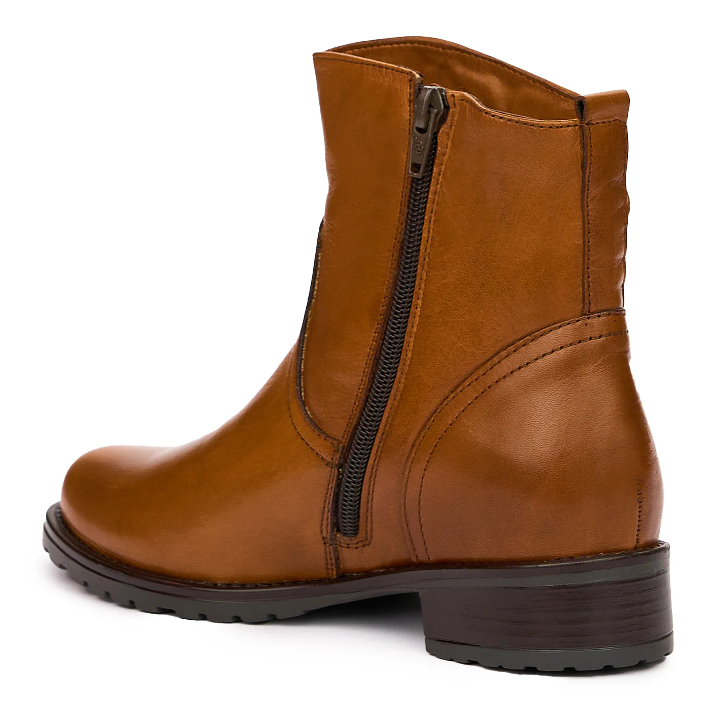 Botine dama din piele naturala maro 3991 - Image 3
