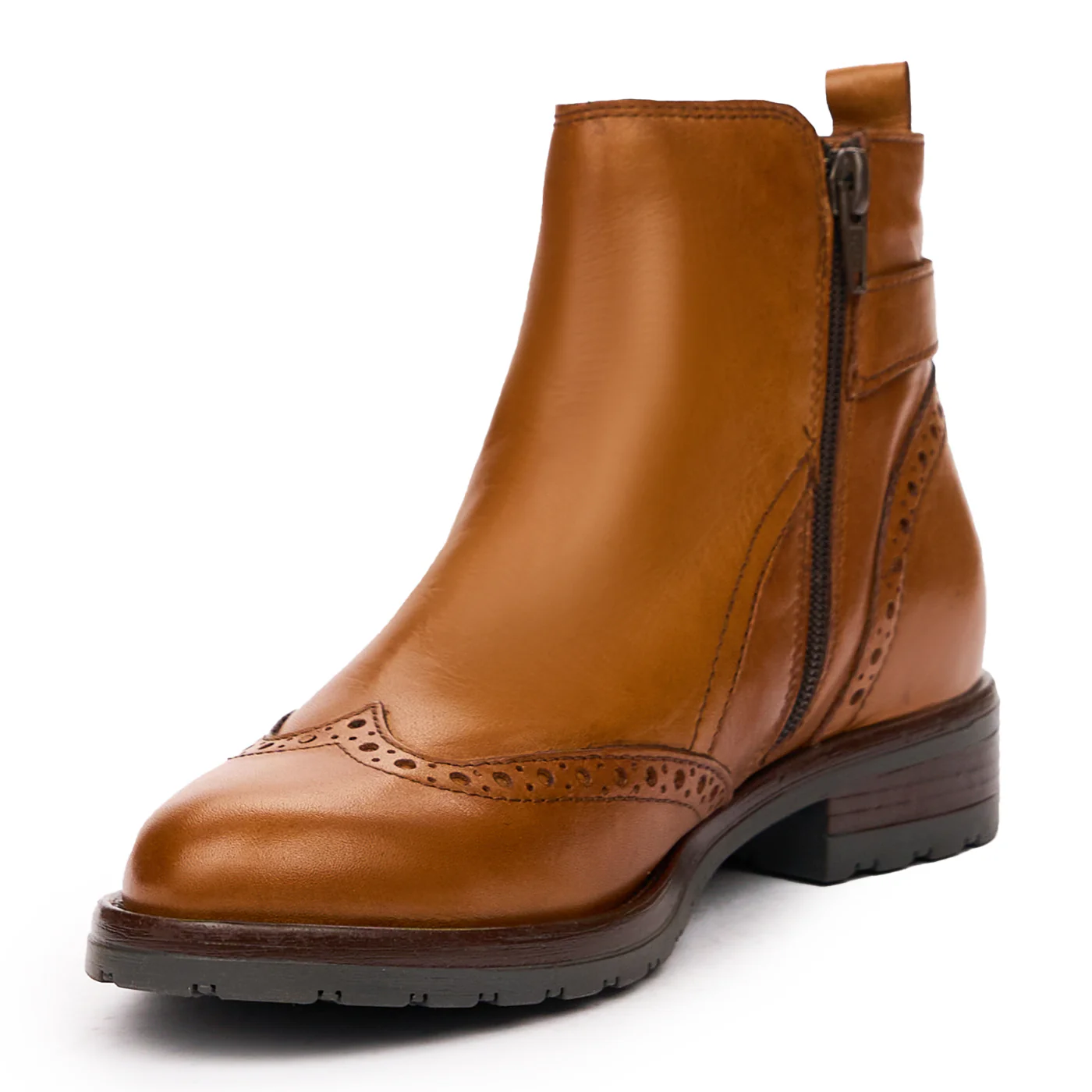 Botine dama din piele naturala maro 8232 - Image 4