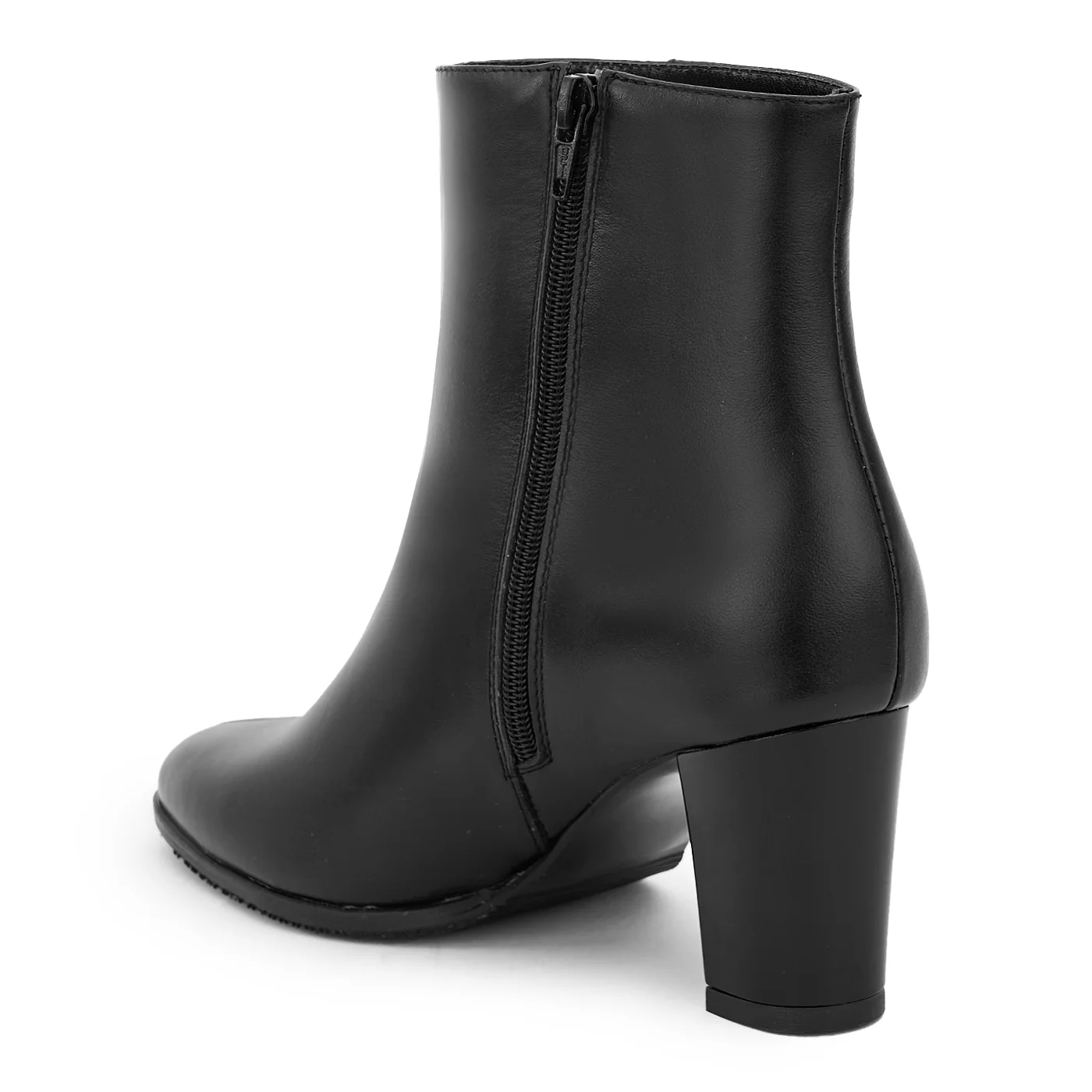 Botine dama din piele naturala neagra 14222 - Image 2