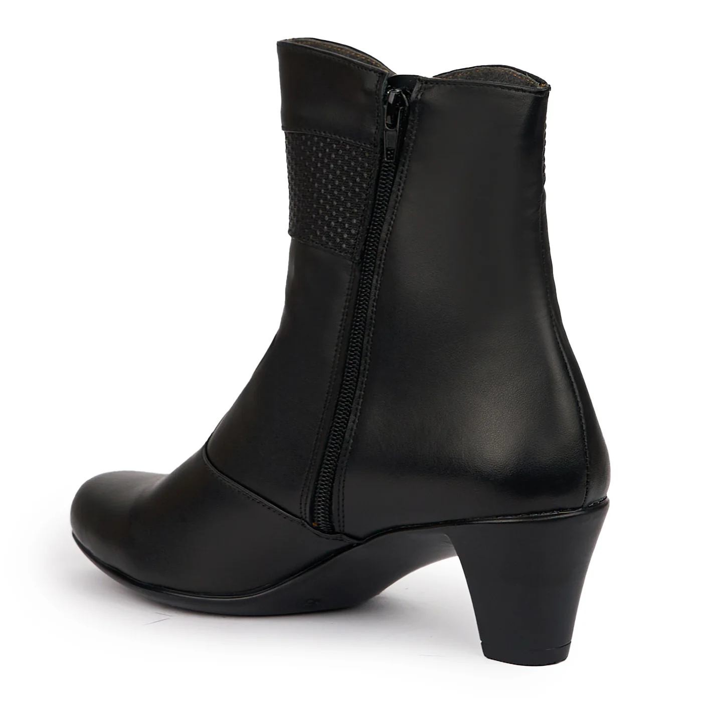 Botine dama din piele naturala neagra 14291 - Image 2