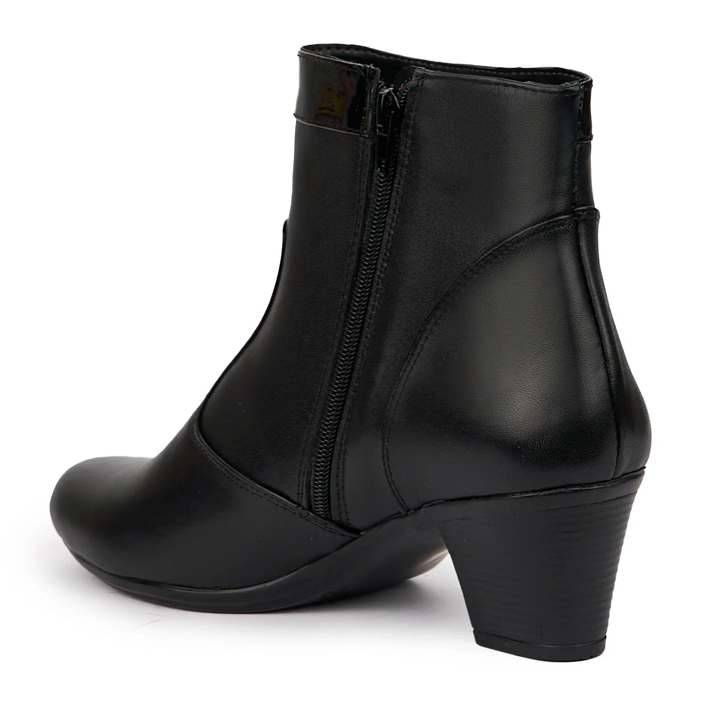 Botine dama din piele naturala neagra 14300 - Image 2