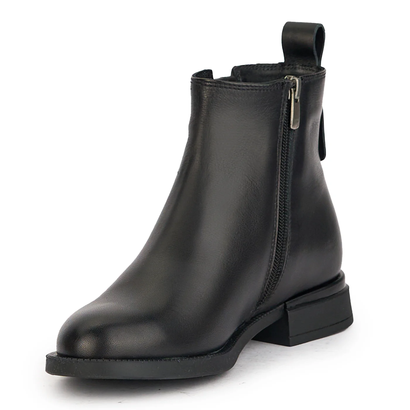 Botine dama din piele naturala neagra 17207 - Image 3