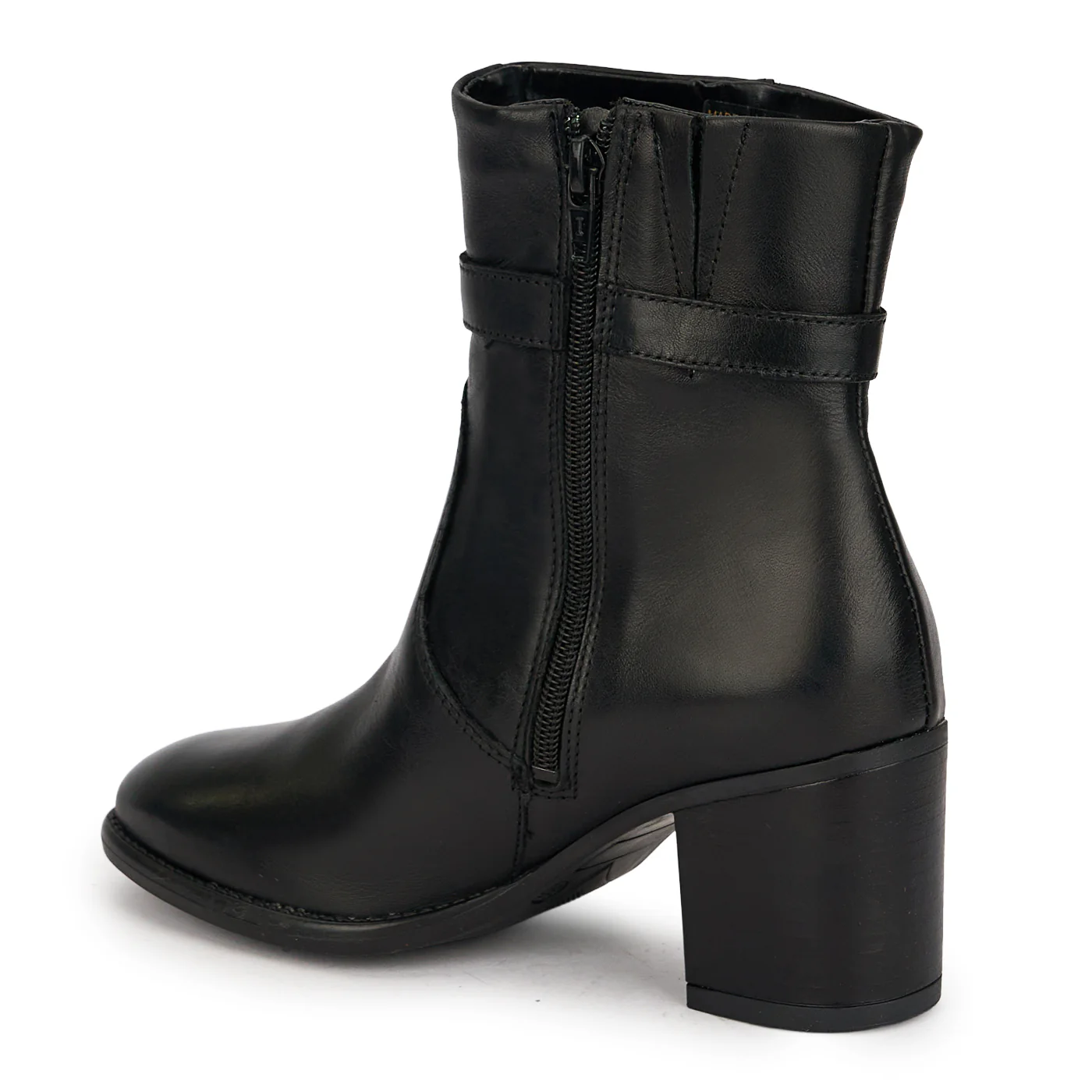 Botine dama din piele naturala neagra 19093 - Image 2