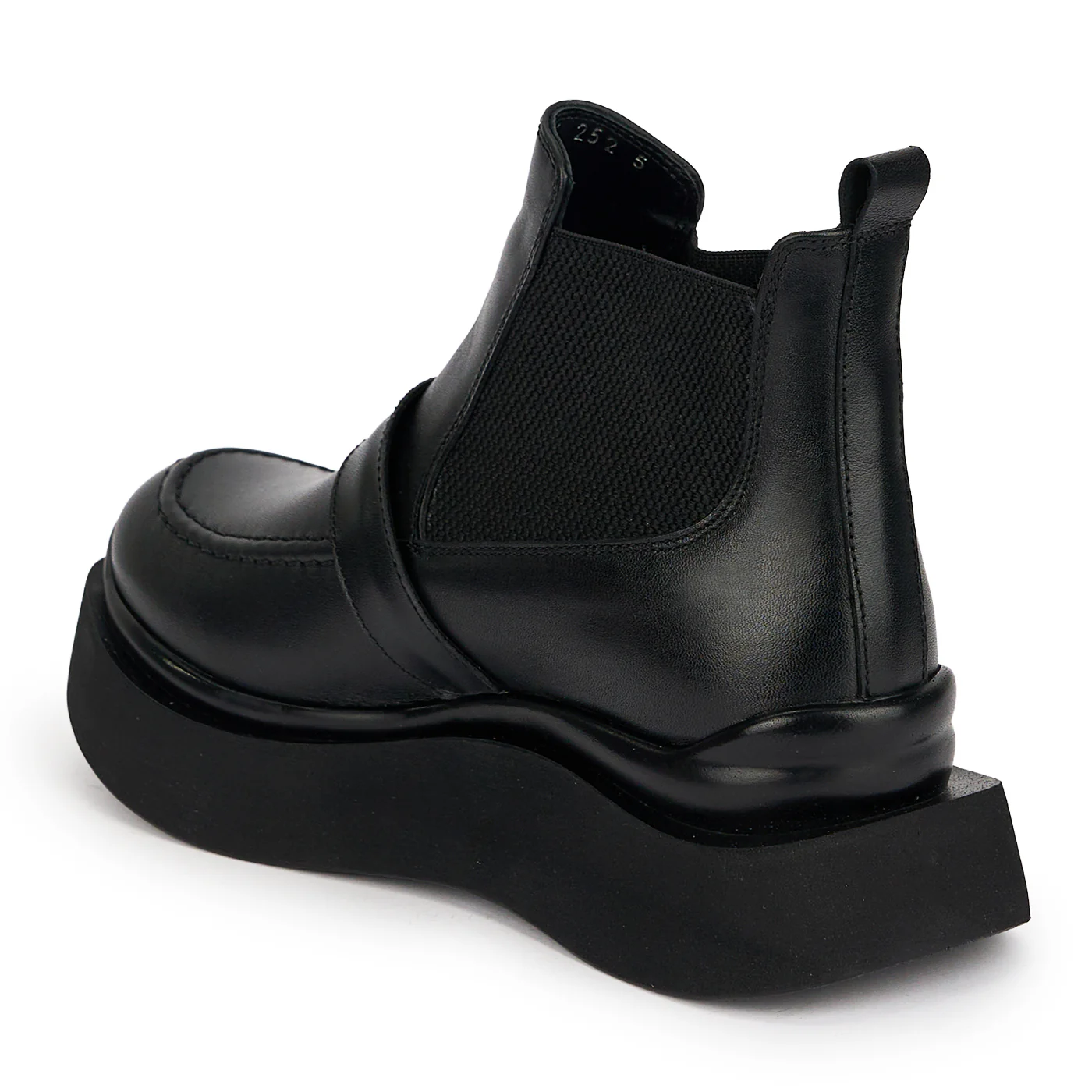 Botine dama din piele naturala neagra 19118 - Image 2