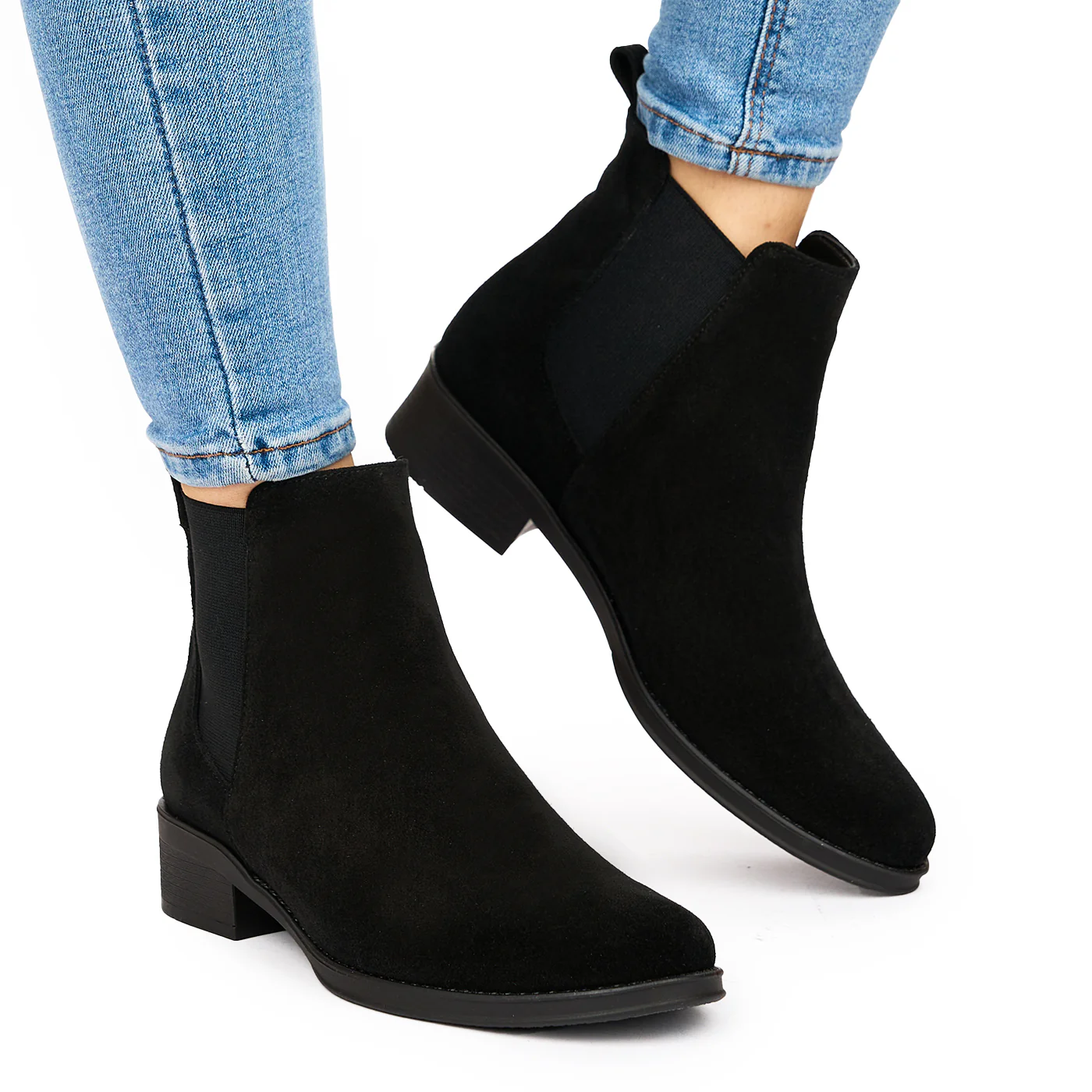 Botine dama din piele naturala neagra 6054 - Image 2