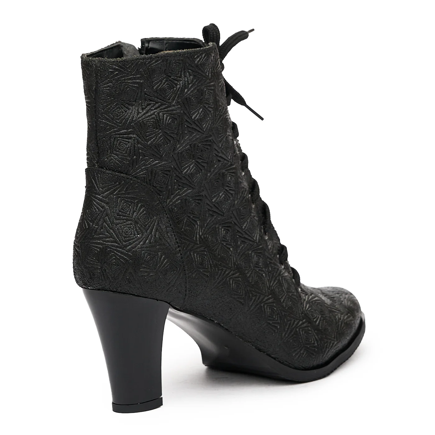 Botine dama din piele naturala neagra 6758 - Image 2