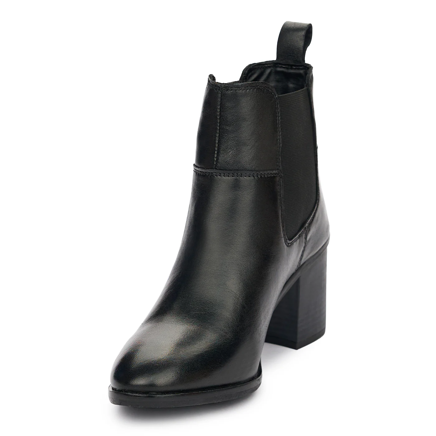 Botine dama din piele naturala neagra toc 7 cm 12967 - Image 3