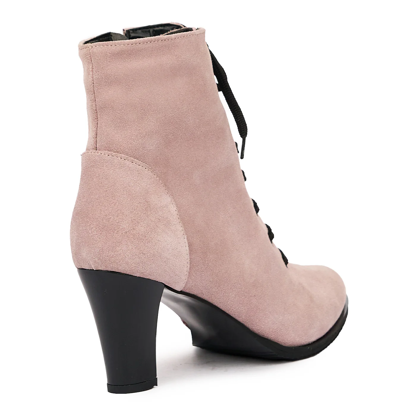Botine dama din piele naturala roz 6712 - Image 2