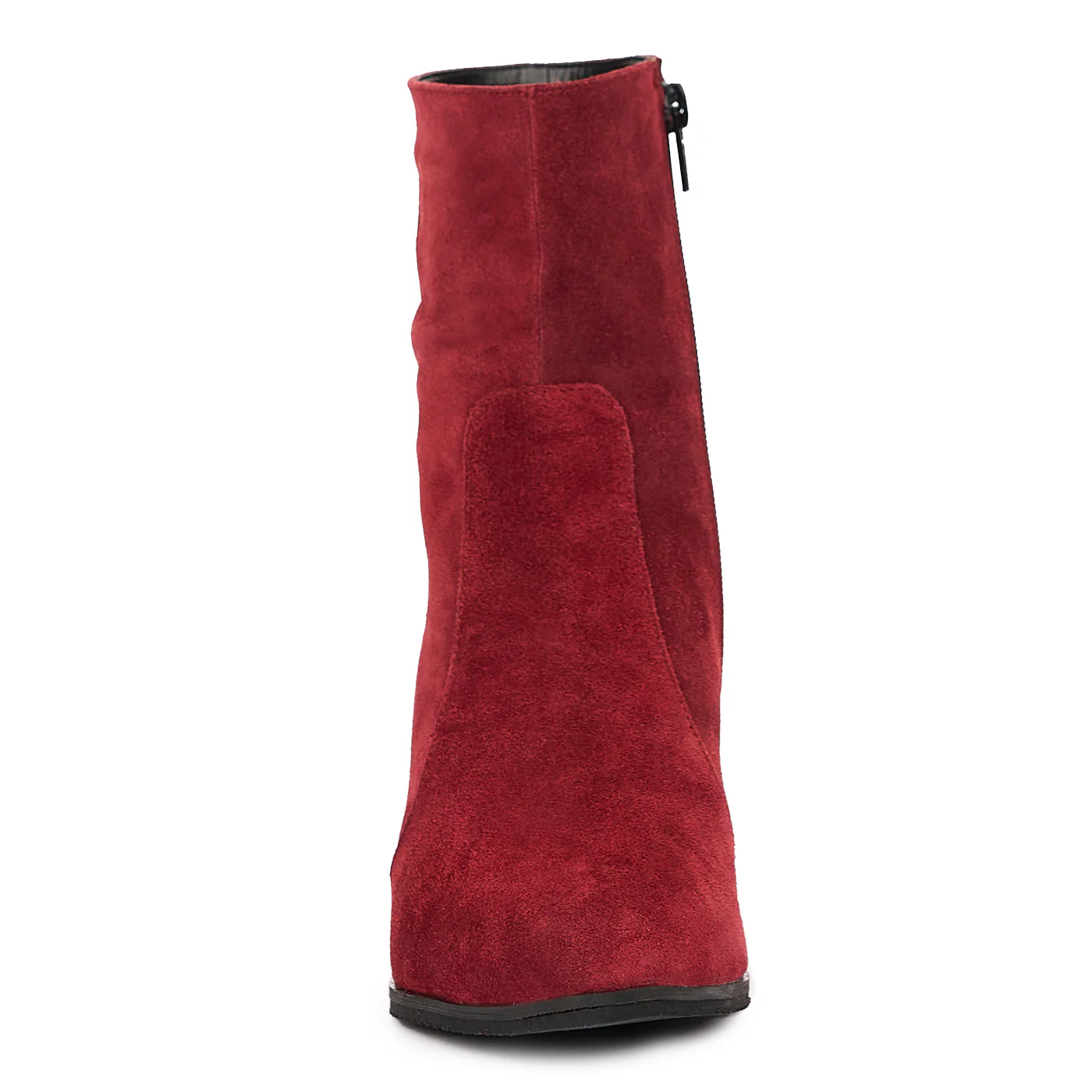 Botine dama din piele naturala visinie 6498 - Image 4