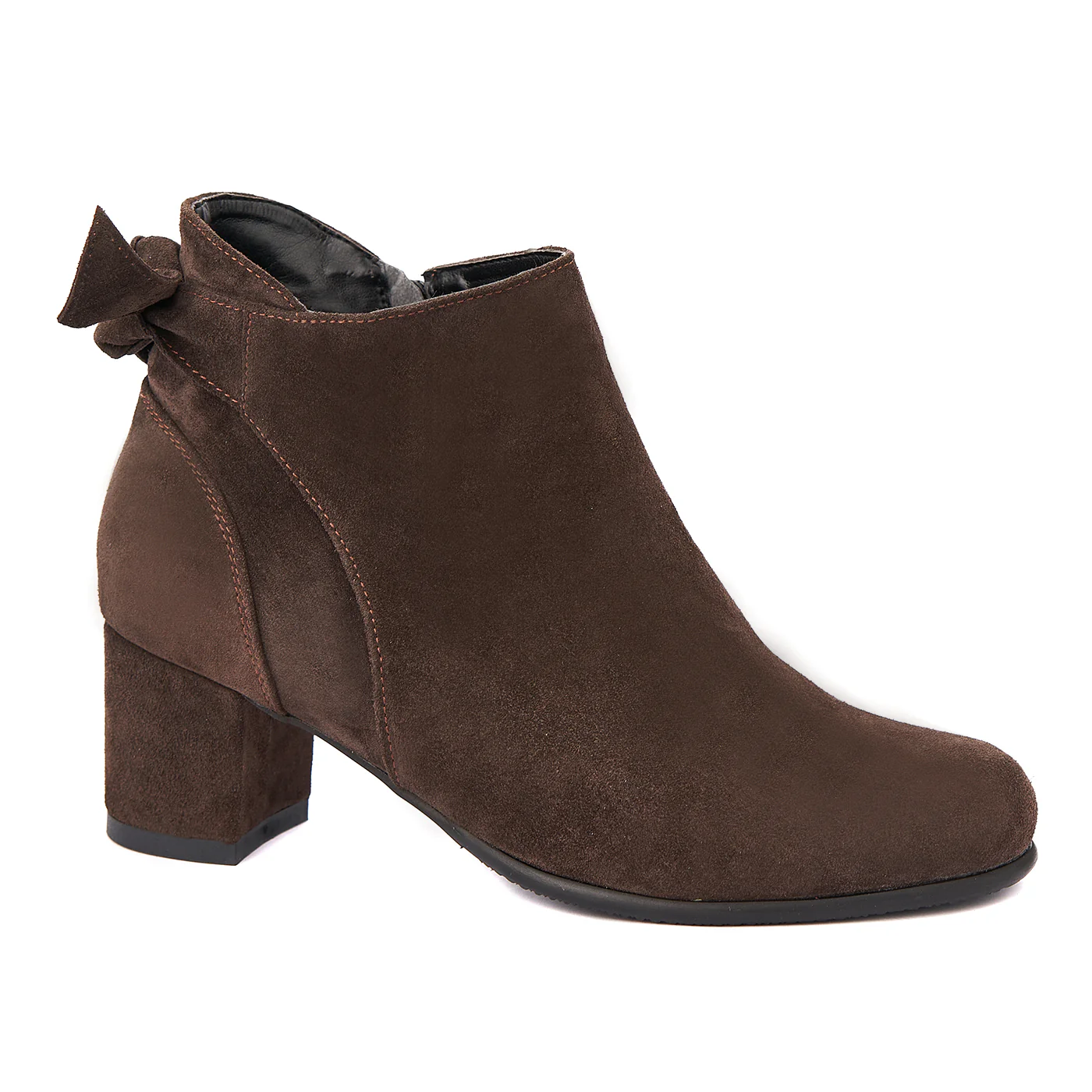 Botine dama maro din piele naturala 6298