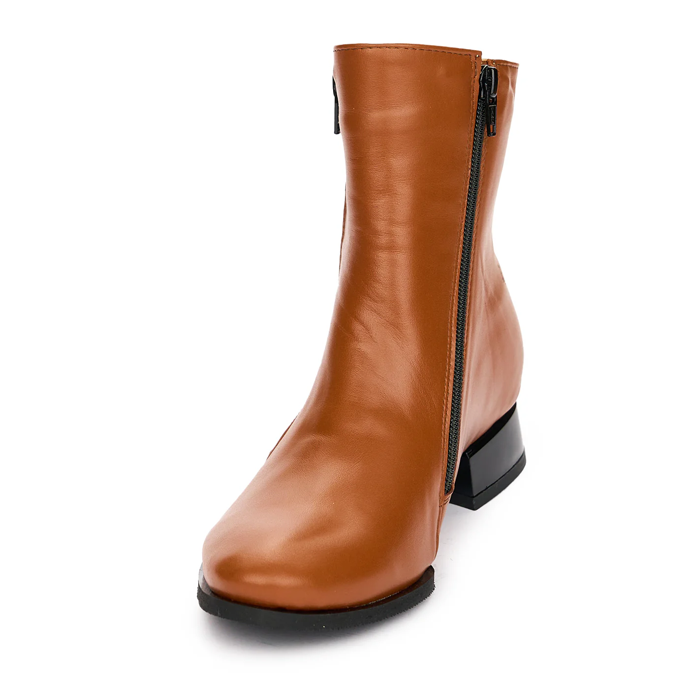 Botine Dama Maro Toc 3 Cm din Piele Naturala 12201 - Image 3