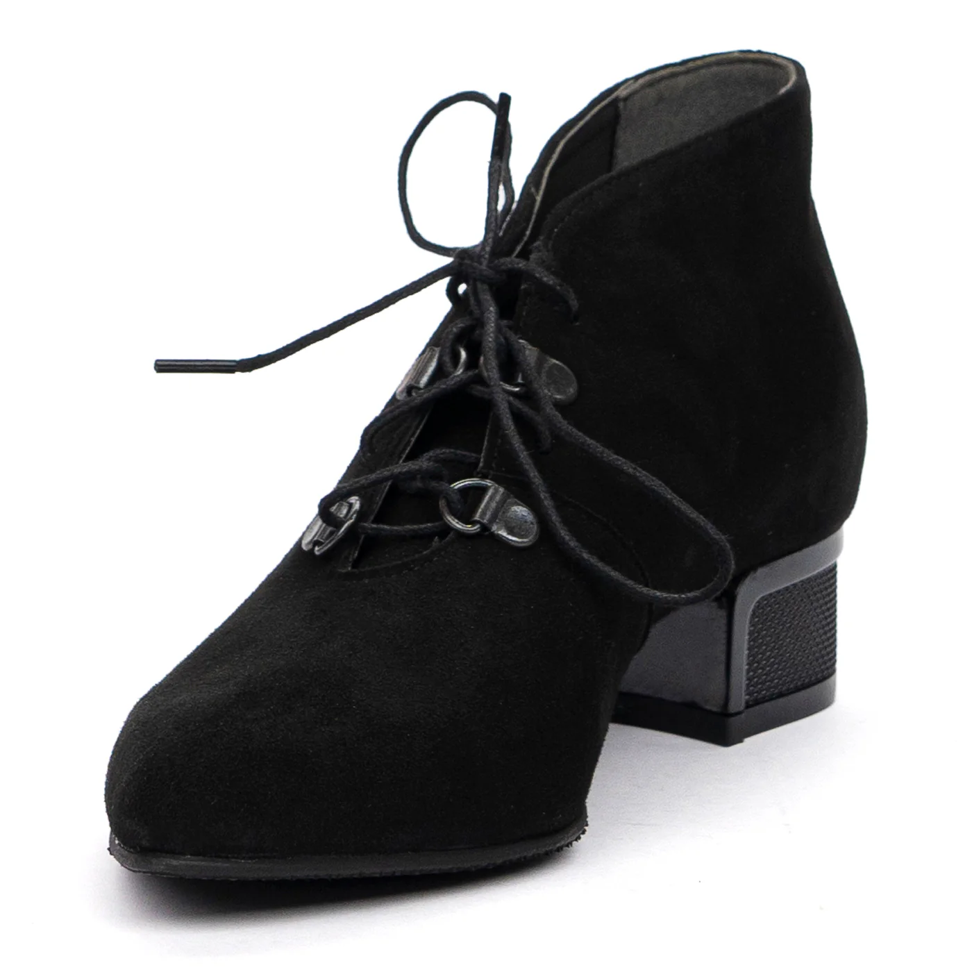 Botine Dama Negre Casual din Piele Naturala Toc 3.5 Cm 8533 - Image 4