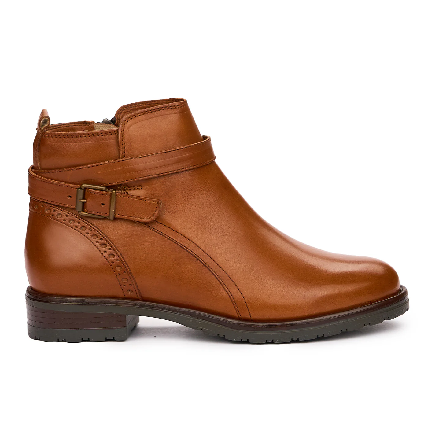 Botine Dama Piele Naturala Maro 3999