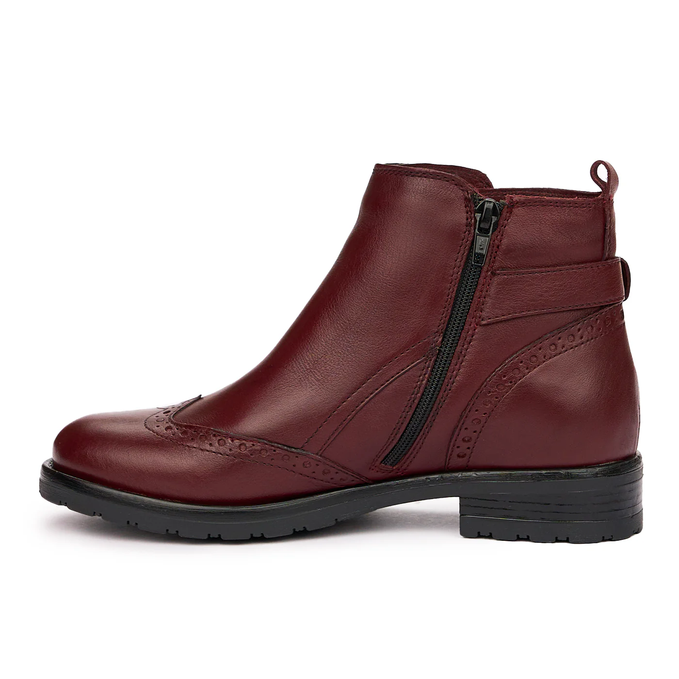 Botine Dama Piele Visinii  3330 - Image 4
