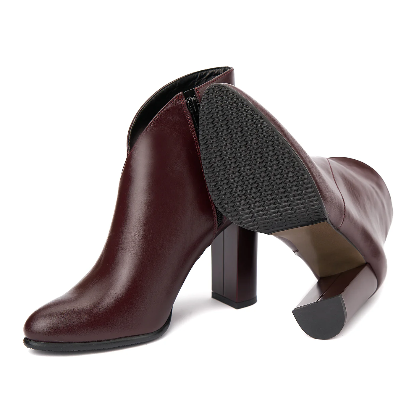 Botine dama visinii din piele naturala 6300 - Image 3