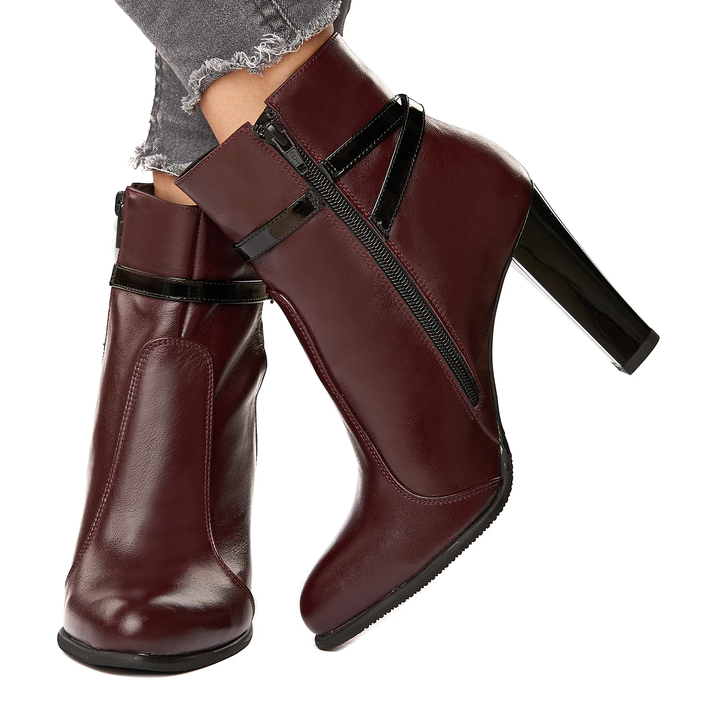 Botine din piele naturala 6175 - Image 3