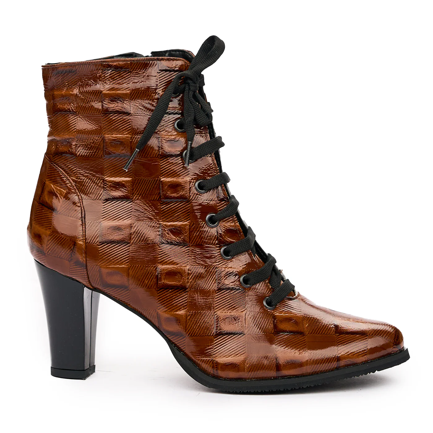 Botine din piele naturala maro 6515