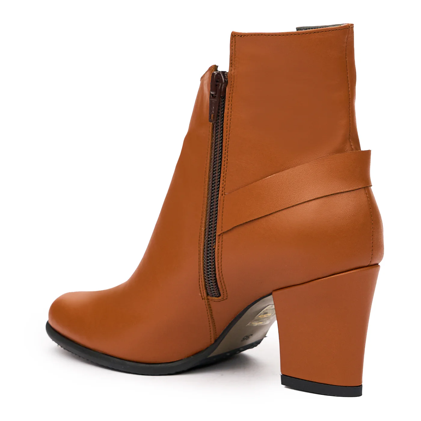 Botine din piele naturala maro 6571 - Image 3