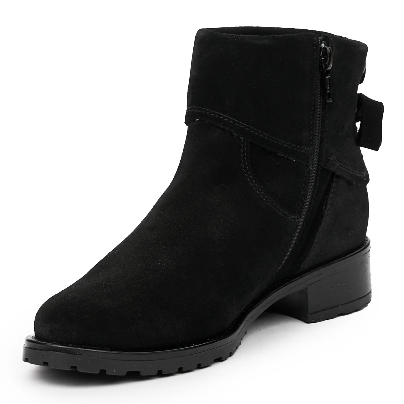 Botine fara Toc Piele Naturala Neagra 8196 - Image 4