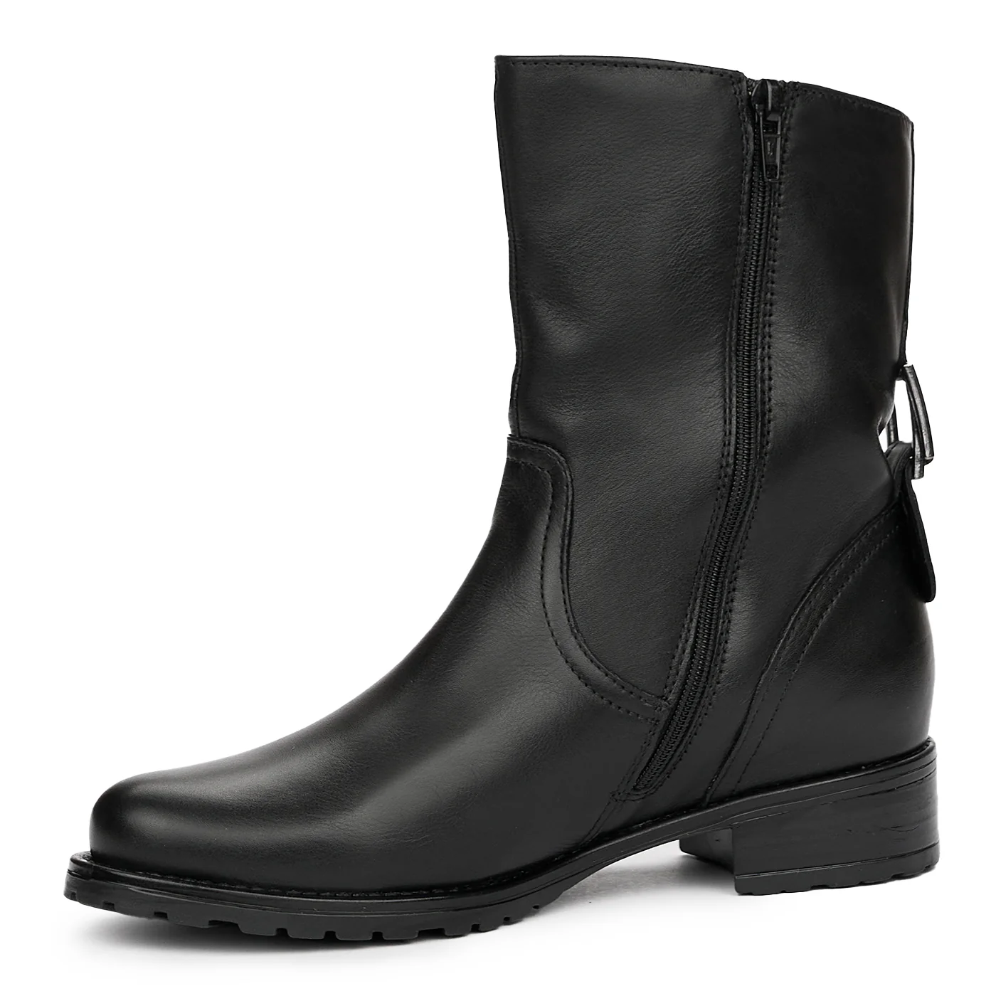 Botine Femei Piele Naturala Neagra 3994 - Image 4