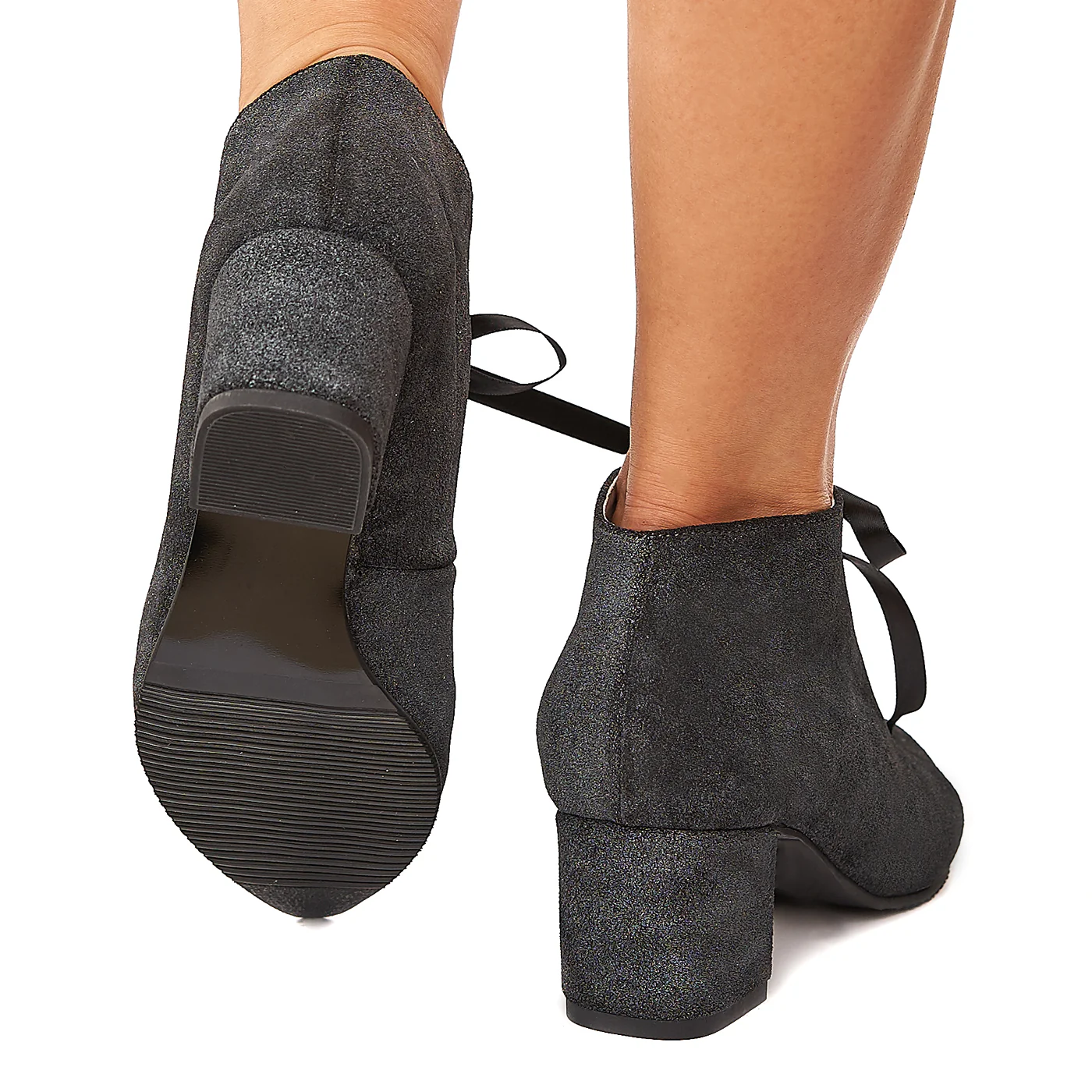 Botine gri din piele naturala 6110 - Image 4