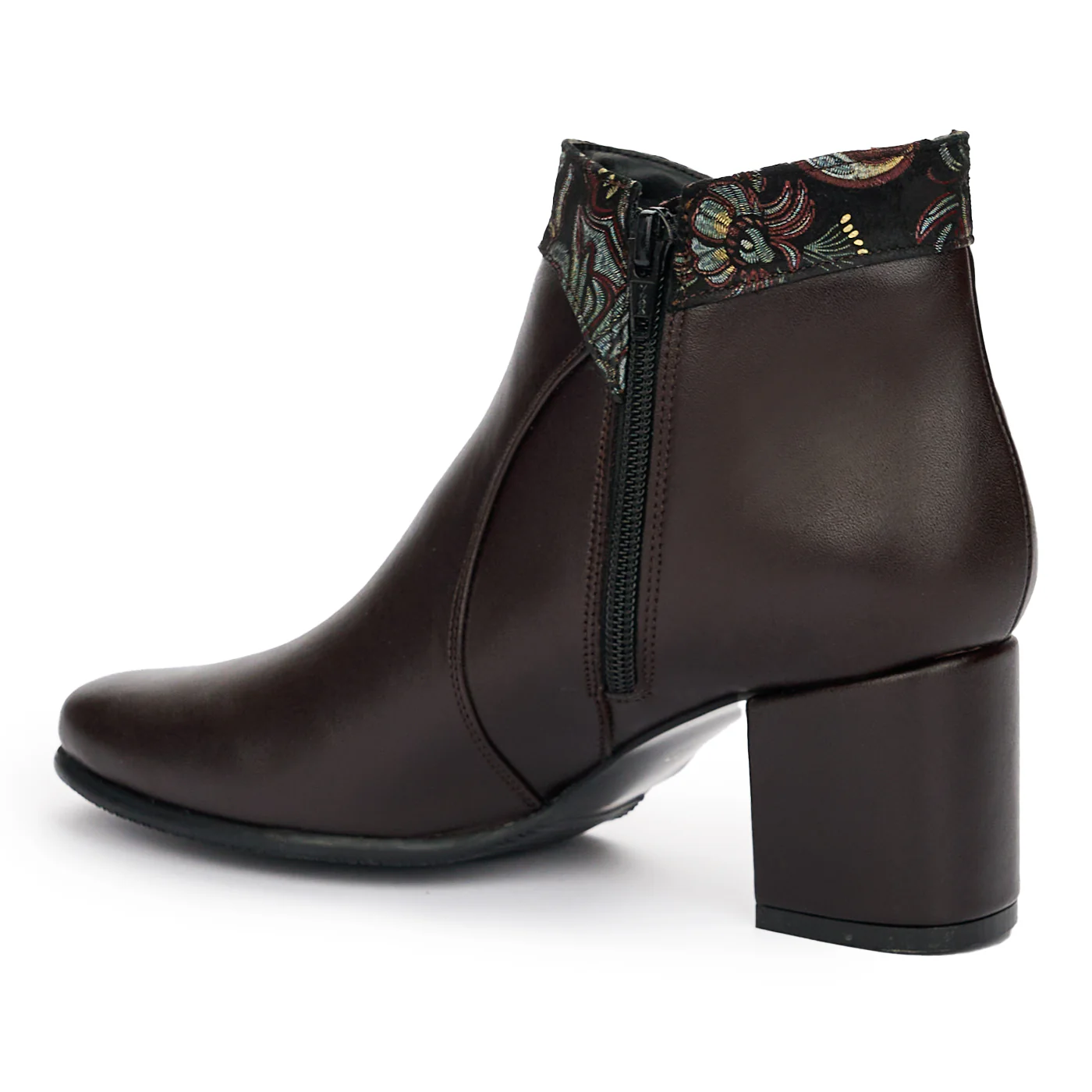 Botine Visinii cu Toc 7 Cm Dama din Piele Naturala 12349 - Image 2