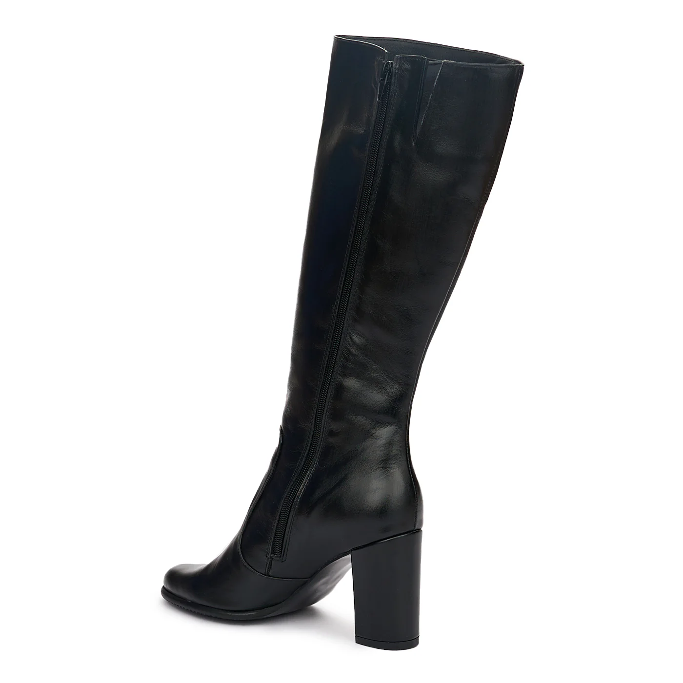 Cizme dama din piele naturala neagra 12576 - Image 2