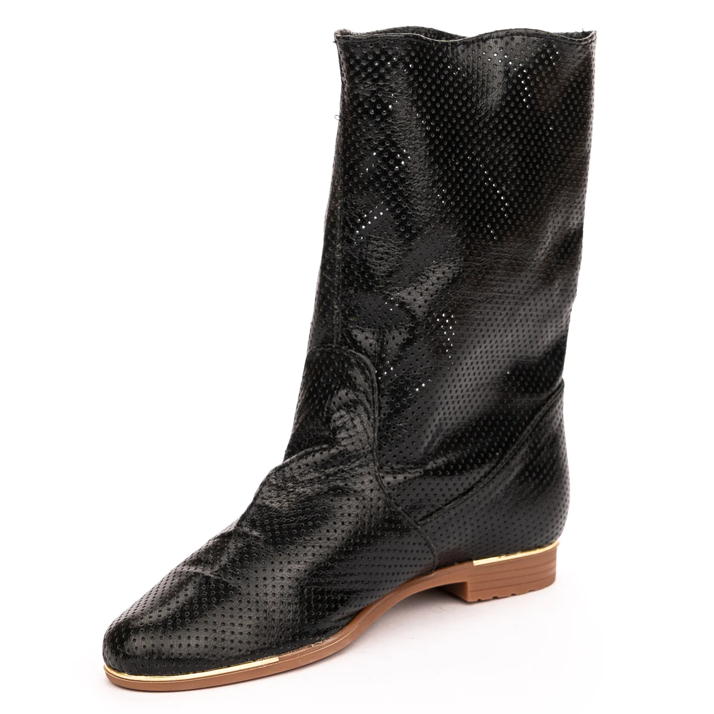 Cizme dama din piele naturala neagra 13169 - Image 3