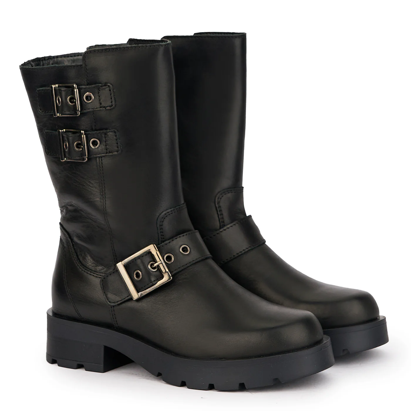 Cizme dama din piele naturala neagra 17025 - Image 4
