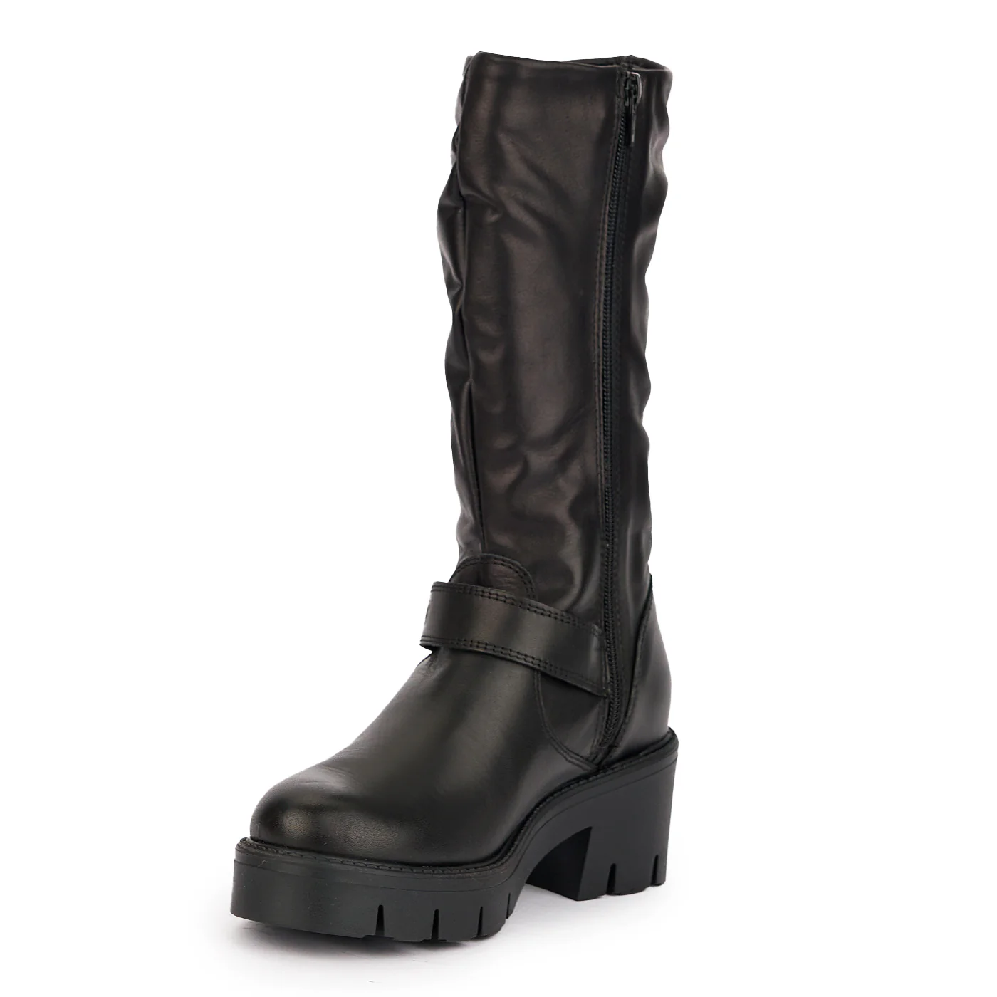 Cizme dama din piele naturala neagra 17031 - Image 3