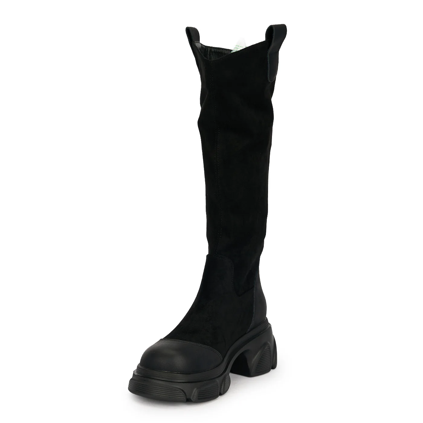 Cizme dama din piele naturala neagra cu talpa inalta 6 cm 18974 - Image 3