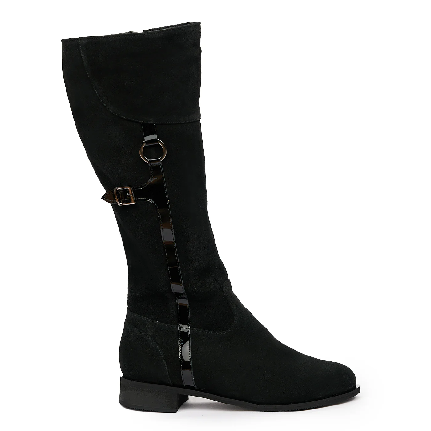 Cizme Lungi Dama Piele Naturala Neagra 8335