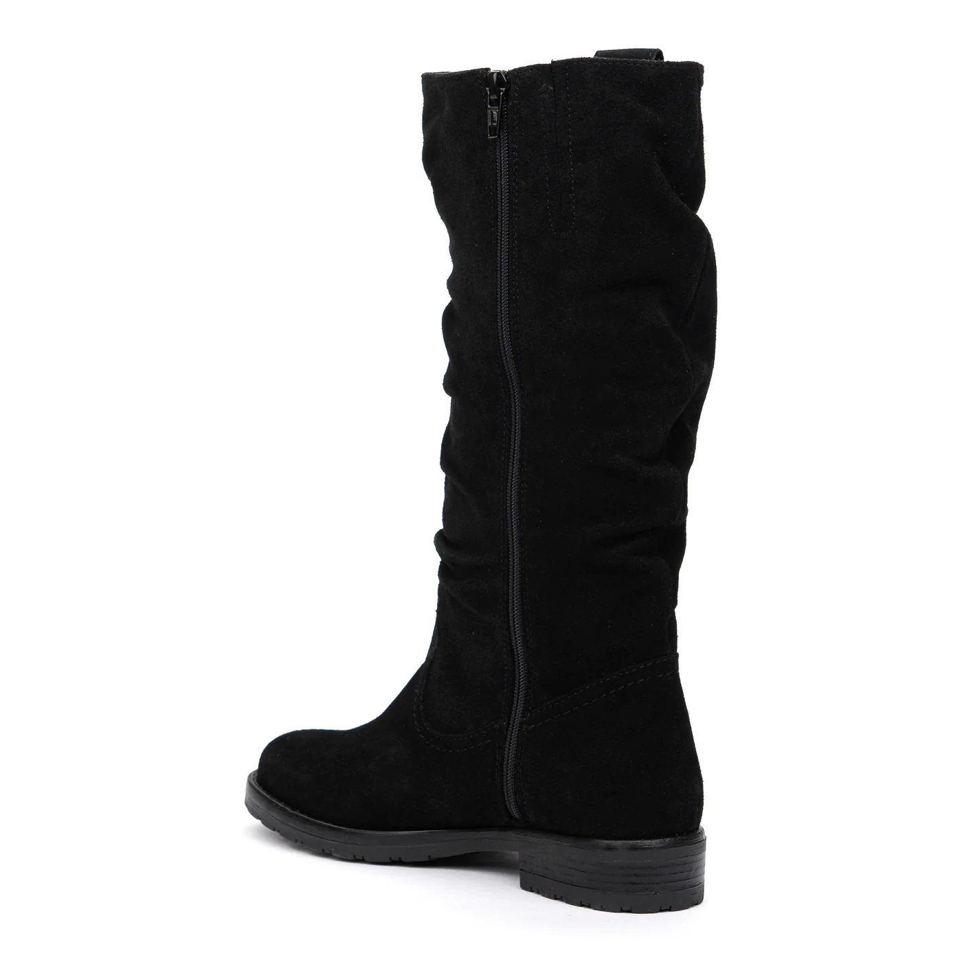 Cizme Lungi de Piele cu Toc 4 Cm Negru 8478 - Image 3