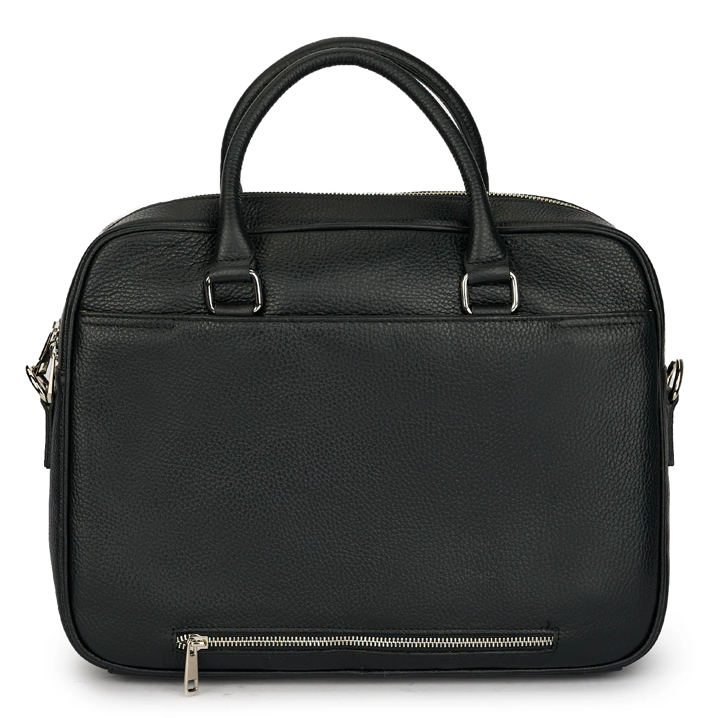 Geanta laptop din piele naturala neagra 21137 - Image 3