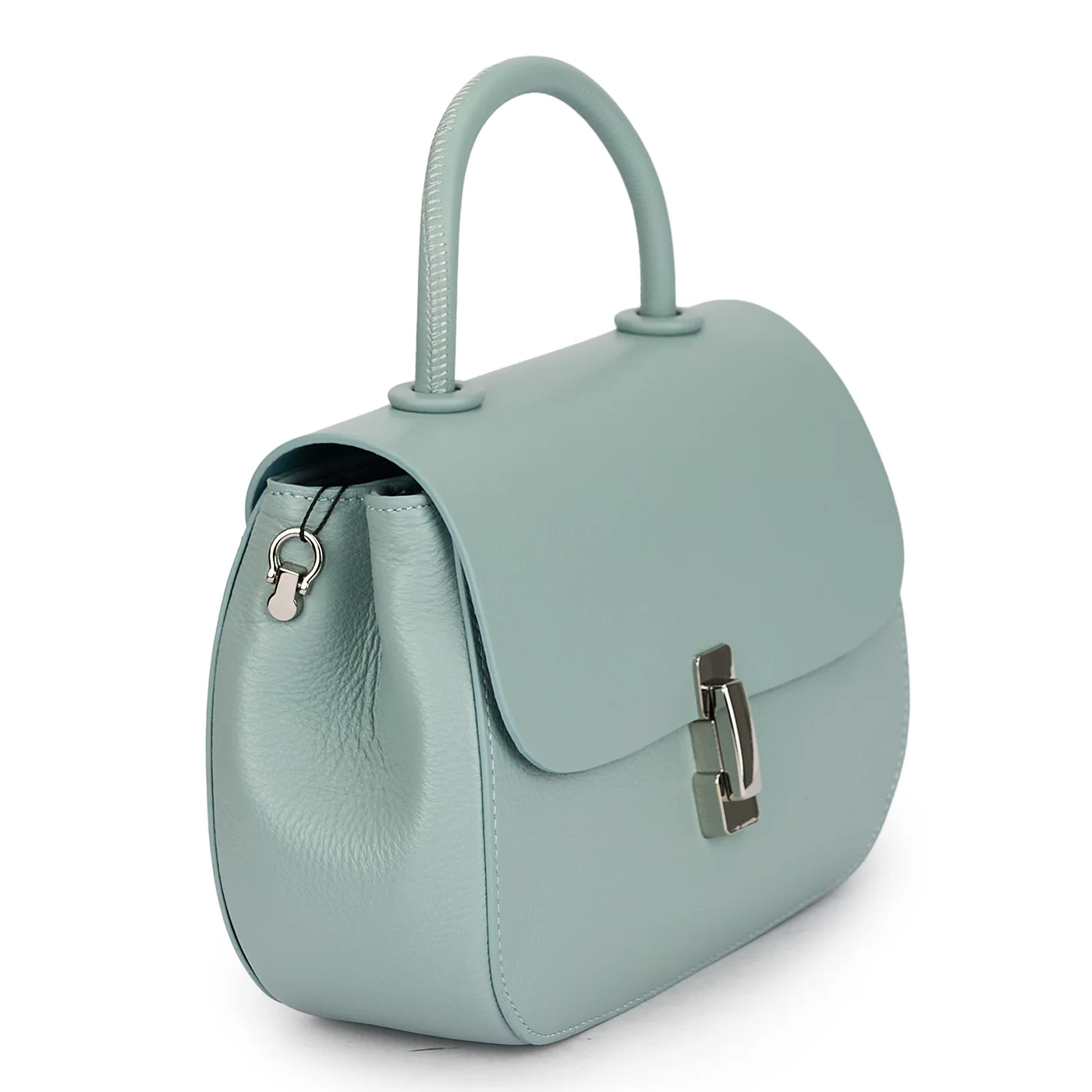 Geanta dama din piele naturala bleu 21634 - Image 2