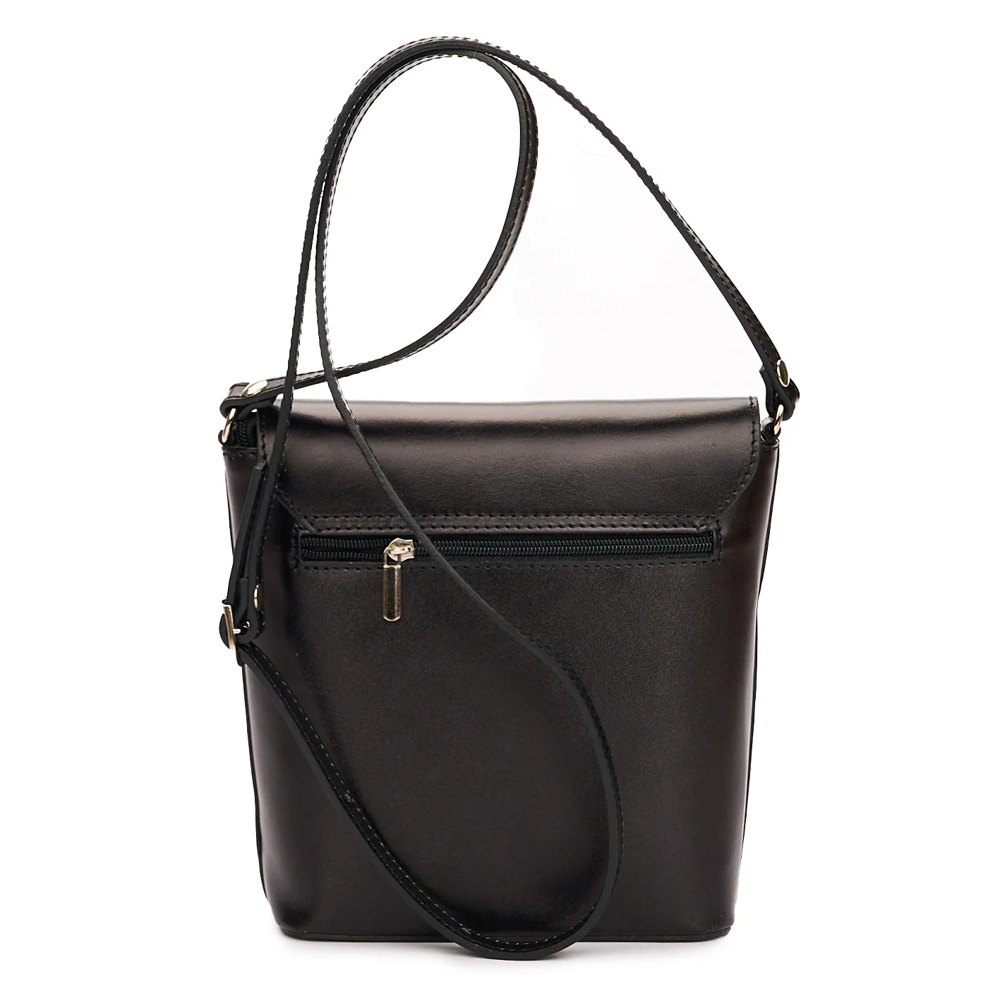 Geanta dama din piele naturala neagra 11143 - Image 3