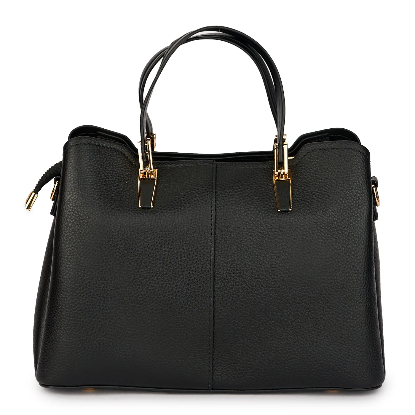 Geanta dama din piele naturala neagra 21149 - Image 3