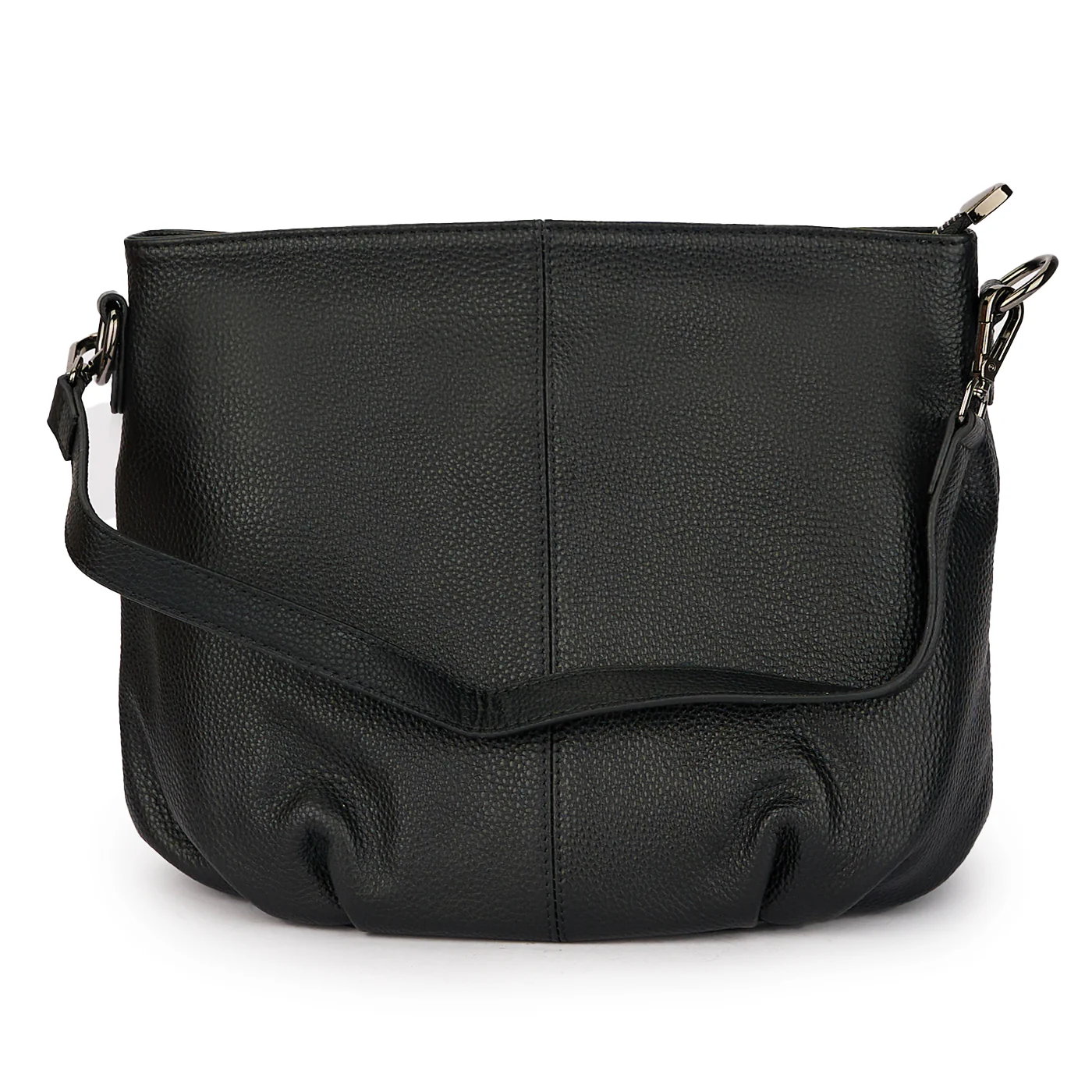 Geanta dama din piele naturala neagra 21160 - Image 3