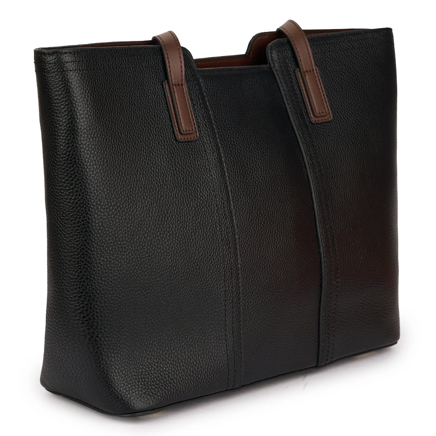 Geanta dama din piele naturala neagra 21254 - Image 2