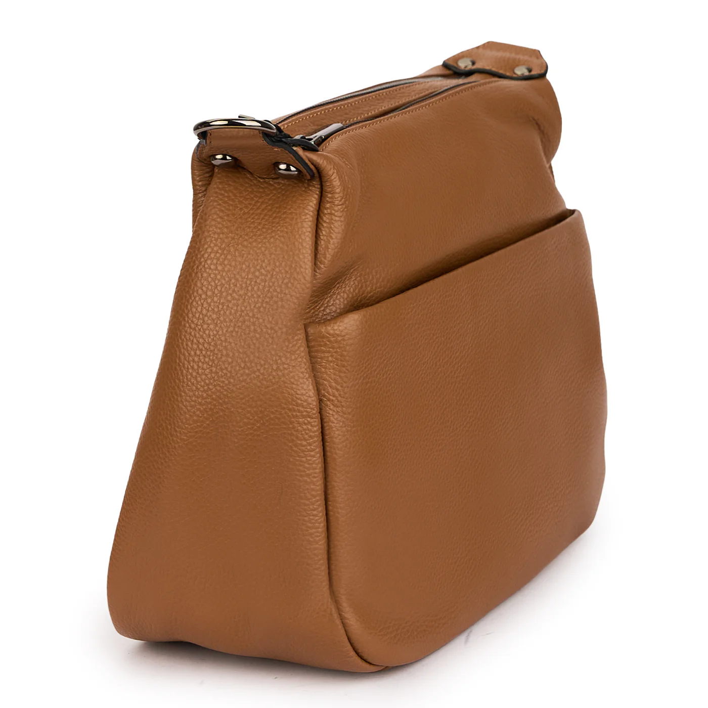 Geanta dama din piele naturala neagra 21266 - Image 2