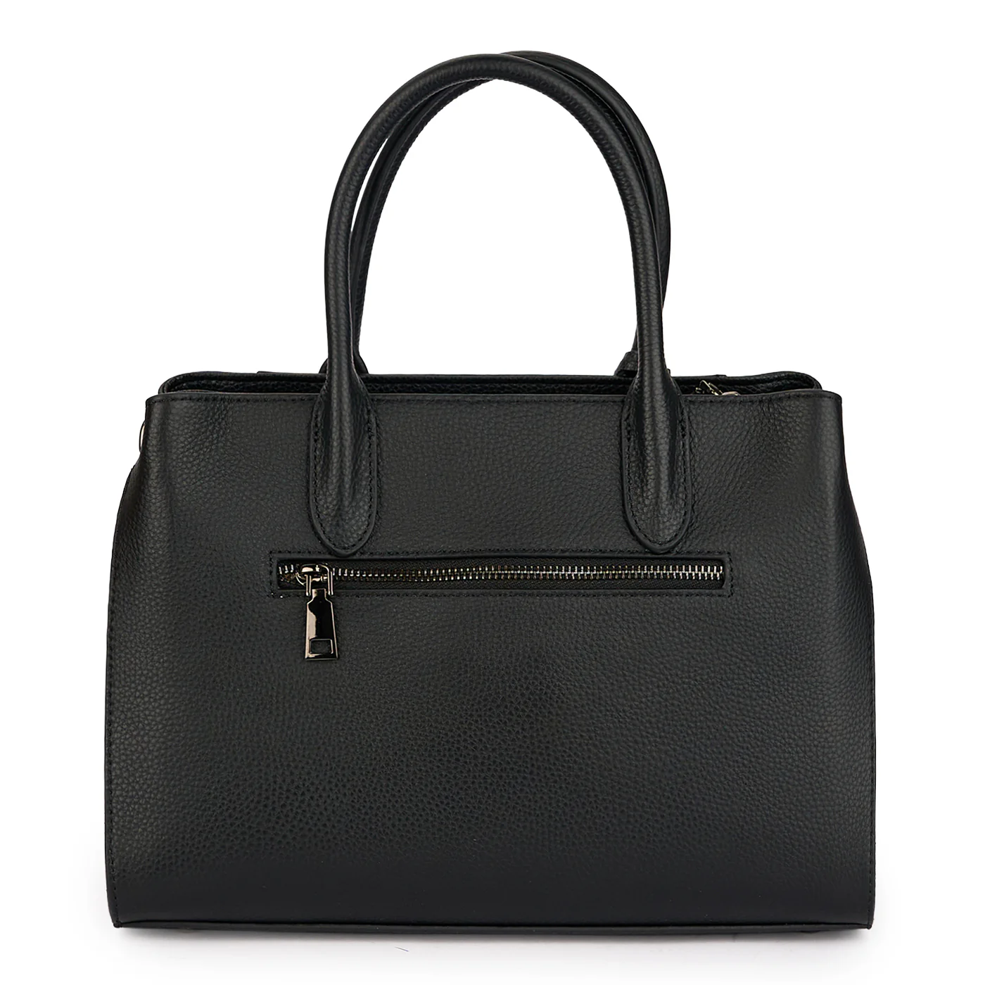 Geanta dama din piele naturala neagra 21310 - Image 3