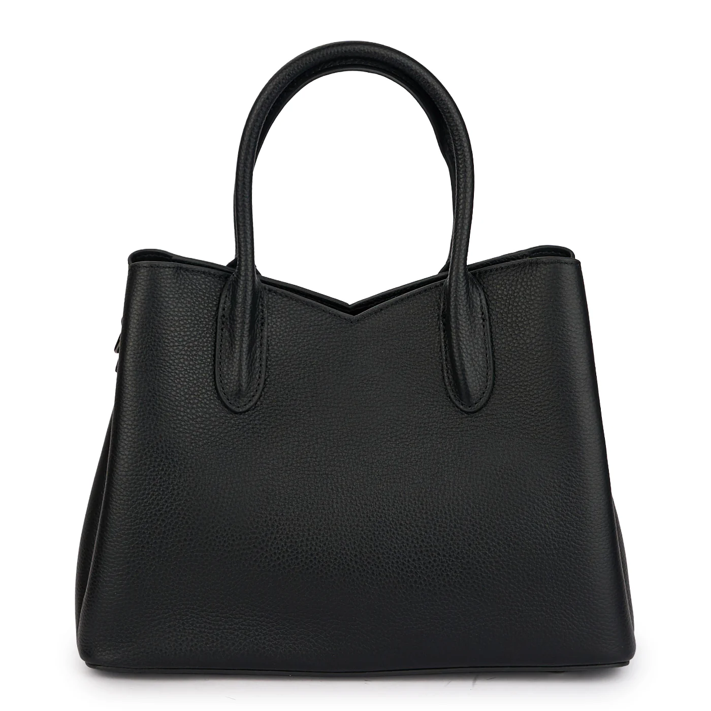 Geanta dama din piele naturala neagra 21503 - Image 3