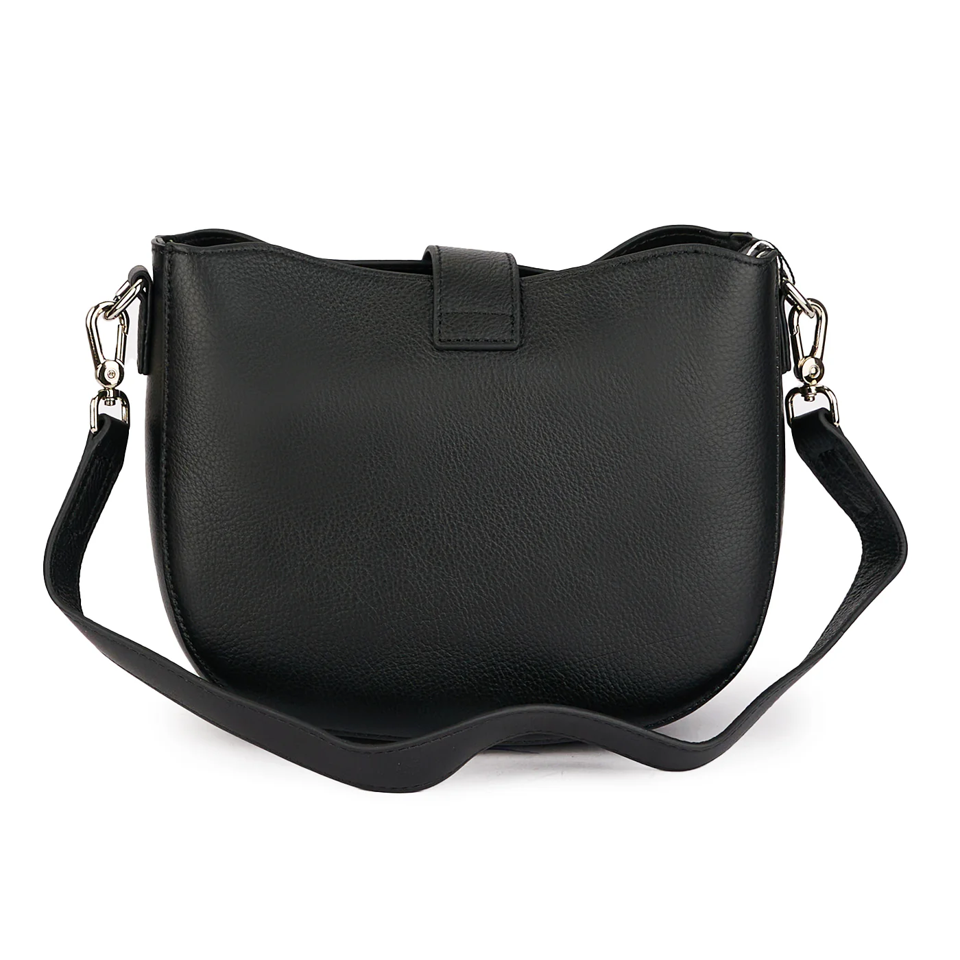 Geanta dama din piele naturala neagra 21520 - Image 3