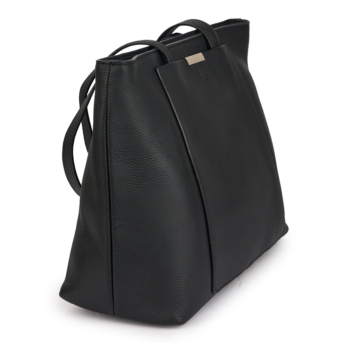 Geanta dama din piele naturala neagra 21537 - Image 2