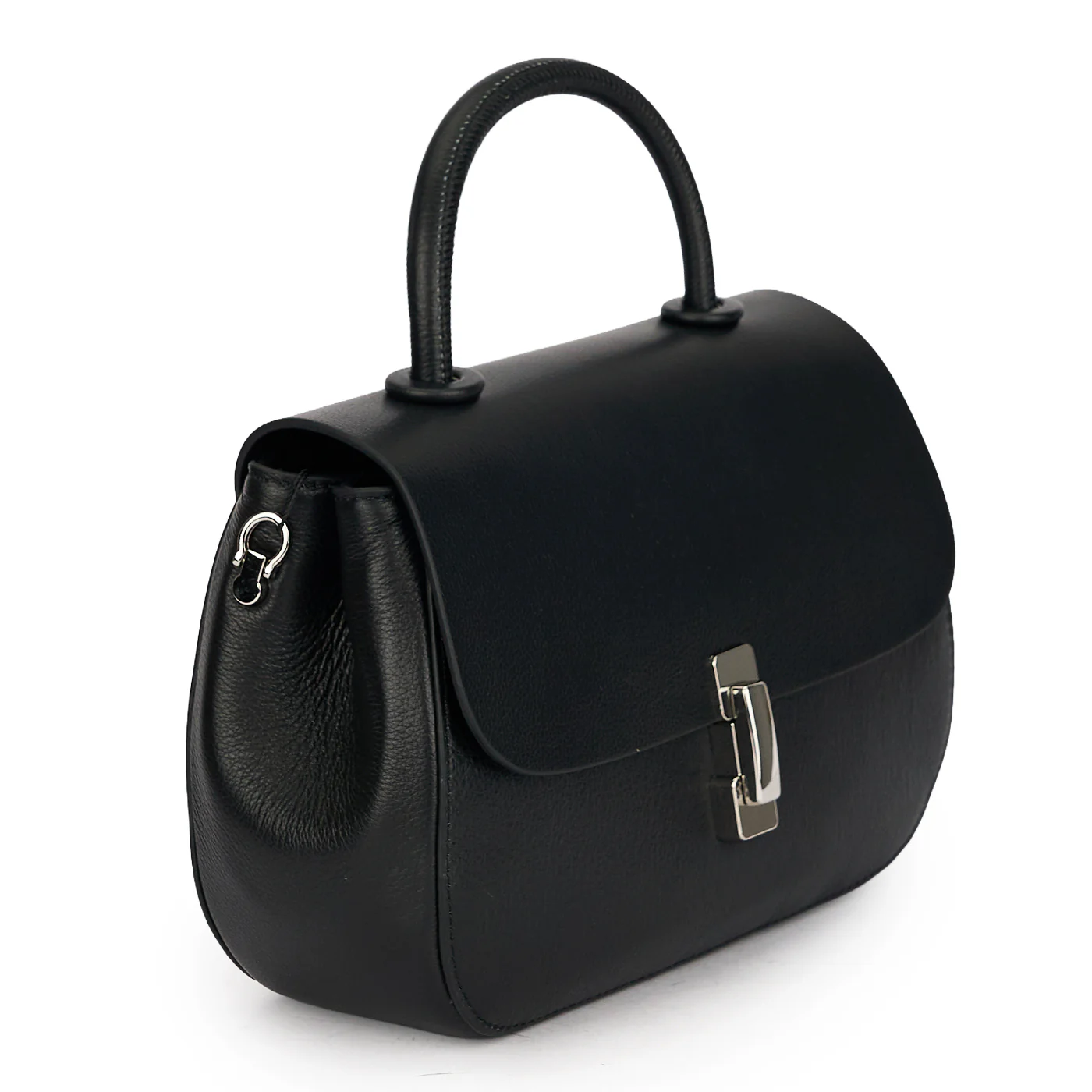 Geanta dama din piele naturala neagra 21635 - Image 2
