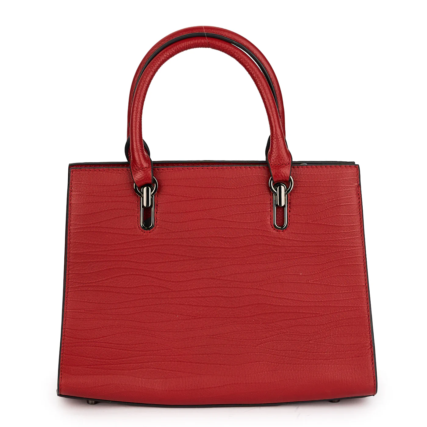 Geanta dama din piele naturala rosie 21592 - Image 3